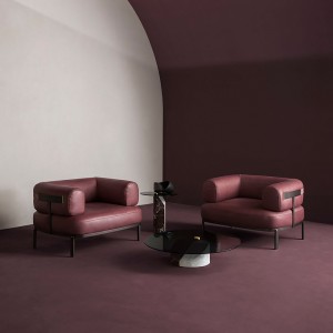 italiană design de sticlă de cafea din sticlă modernă din marmură de marmură rotundă masă rotundă pentru mobilier de cameră de zi